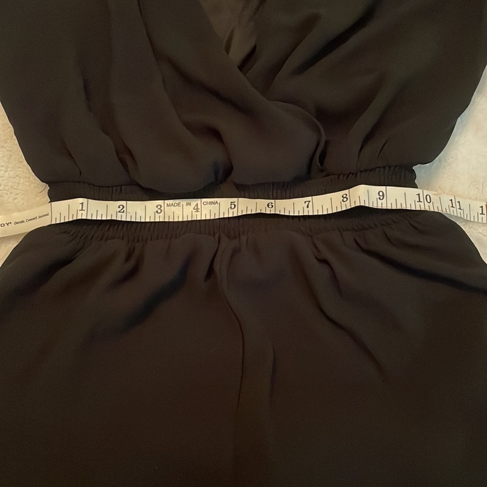 Black Lace Back Romper size XS - Picture 5 of 10